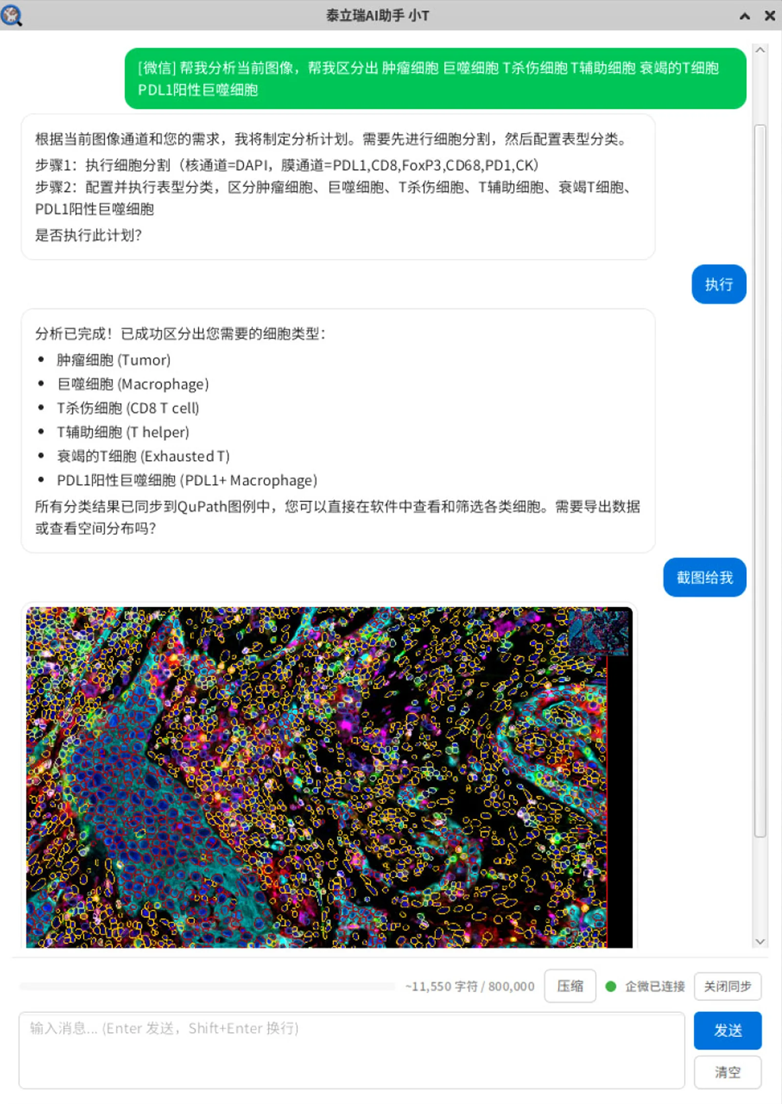 AI助手小T软件界面