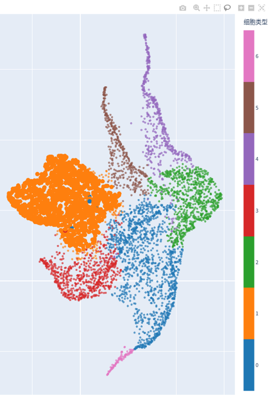 UMAP聚类图